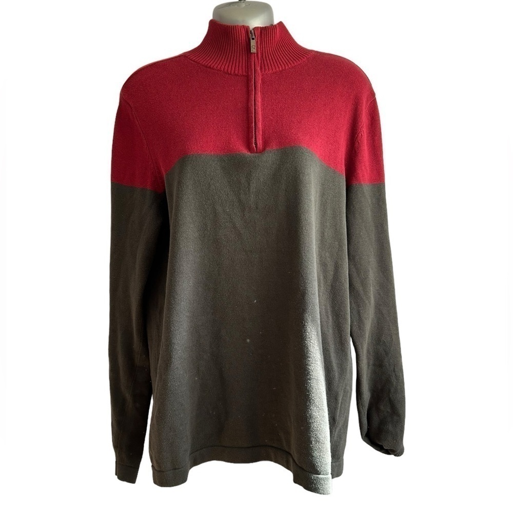 Calvin Klein 1/4 Zip Up Long Sleeve Sweater • Size: Small • Used